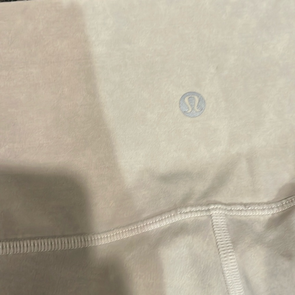 Lululemon size 8 leggings . Beige color . So flattering !